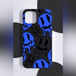 Iphone XR/11/12 iphone case blue emoji